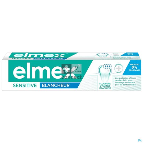 Elmex Dentifrice Sensitive Blancheur 75Ml