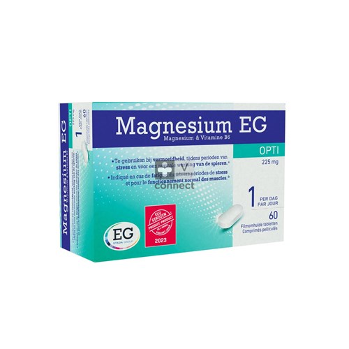Magnesium Opti EG 225 mg 60 Comprimés