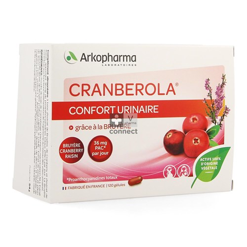 Arko Cranberola 36 mg Confort Urinaire 120 Gélules