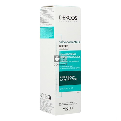 Dercos Shampoing Dermato Sebo-Correcteur 200 ml