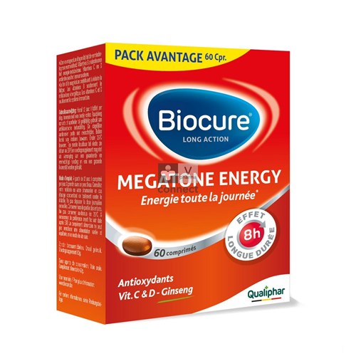 Biocure La Megatone Energy 60 Comprimés