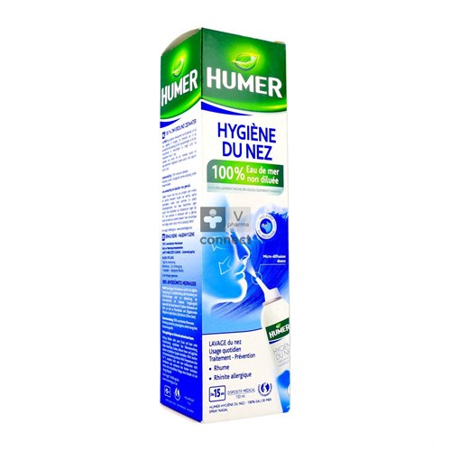 Urgo Humer Hygiène Nez Adulte Spray Isotonique 150 ml