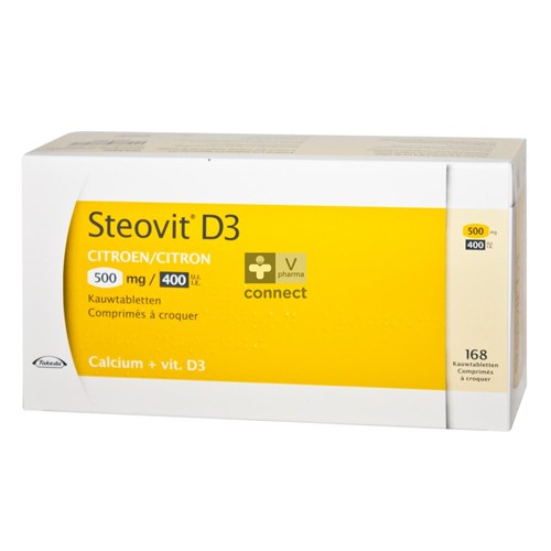 Steovit D3 500 mg/ 400 UI 168 Comprimés Gout Gitron