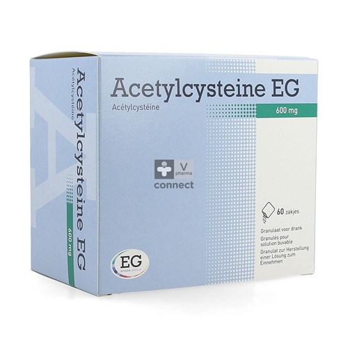 Acetylcysteine EG 600 mg 60 Sachets
