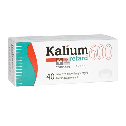 Kalium Retard 600 mg 40 tabletten