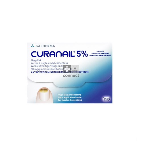 Curanail 5% Vernis à Ongles 2,5 ml