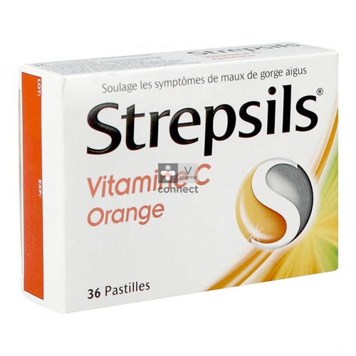 Strepsils Vitamine C 36 Pastilles