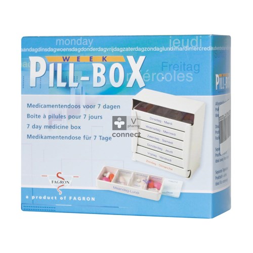Pilbox Pilulier Semaine Francais/Neerlandais