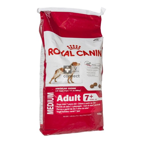 Royal Canin Size Health Nutrition Canine Medium Adult 7+ 15 kg