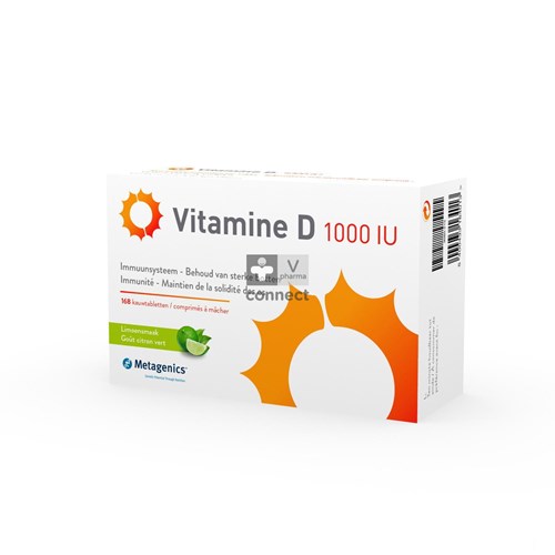 Metagenics Vitamine D 1000 IU 168 Comprimés