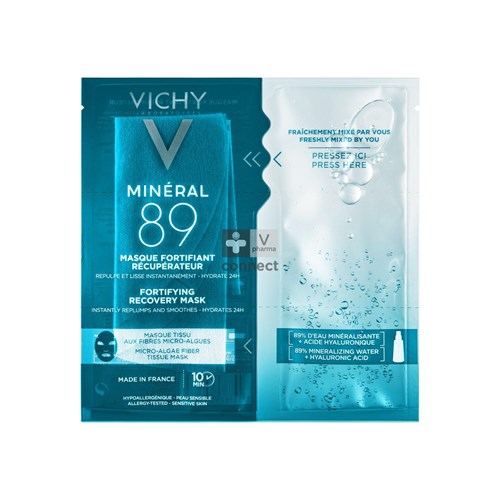 Vichy Mineral 89 Masque Fortifiant Récupérateur 29 ml