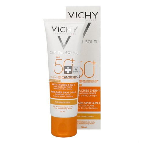 Vichy Ideal Soleil Soin Anti-Taches Teinté 3 En 1 SPF50 50 ml