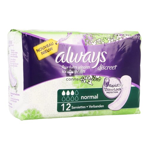 Always Discreet Incontinence Pad Normal 12