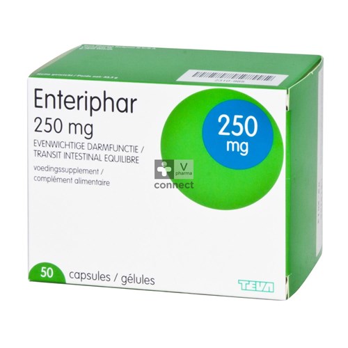 Enteriphar 250 mg 50 Gélules