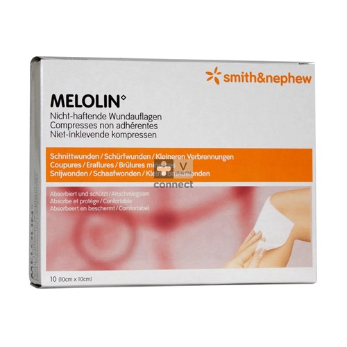 Melolin Compresses 10cmx10cm  10 Pieces  R.30261