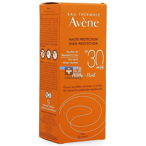 Avene Solaire Crème Fluide  Spf 30  50 ml