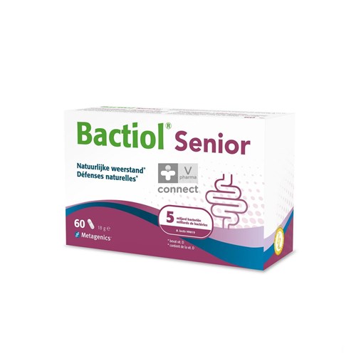 Metagenics Bactiol Senior 60 Gélules