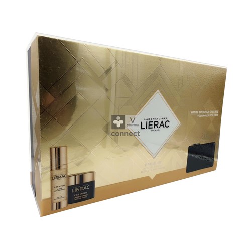 Lierac Set Premium Cure + Creme Soyeuse + Pochette