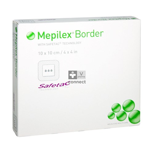 Mepilex Border Sil Adh Ster Nf 10,0x10,0 5 295300