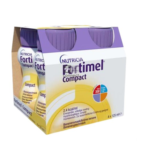 Fortimel Compact Banane 125 ml 4 Pièces