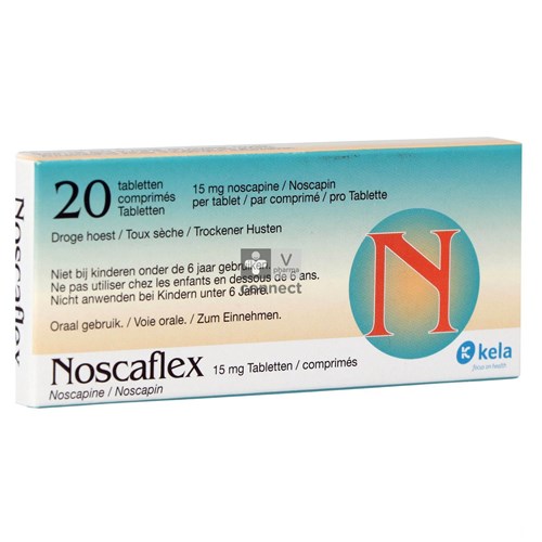 Noscaflex 15 mg 20 Comprimés