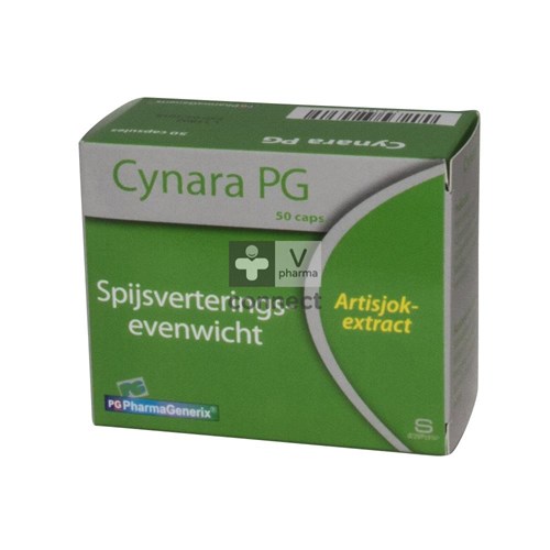 Cynara Pg Pharmagenerix Caps 50