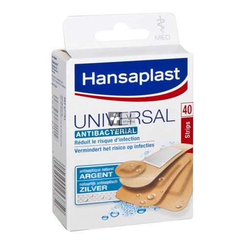 Hansaplast Med Universal Antibacterial 40 Strips