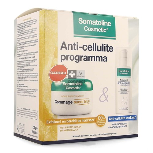 Somatoline Cosmetic Duopack Anti-Cellulite 15 Jours 150 ml + Gommage Prix Promo
