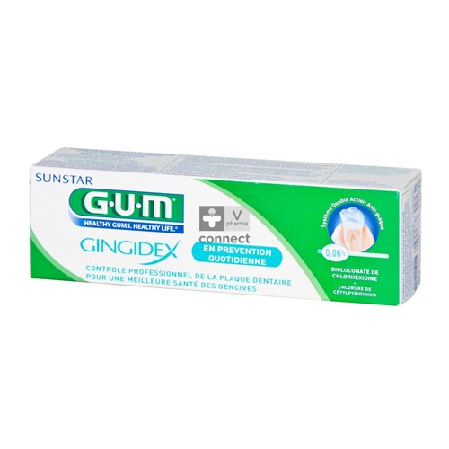 Gum Gingidex Dentifrice 75 ml