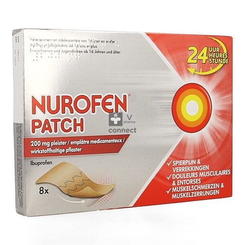 Nurofen Patch 200 mg 8 Emplâtres