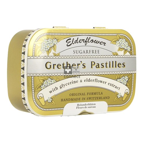 Grether's Elderflower pastilles Vlierbes 110 g