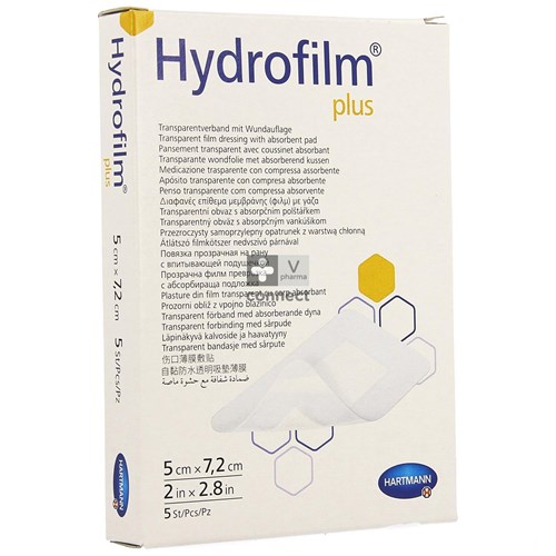 Hydrofilm Plus 5 X 7.2 cm  5 Pieces