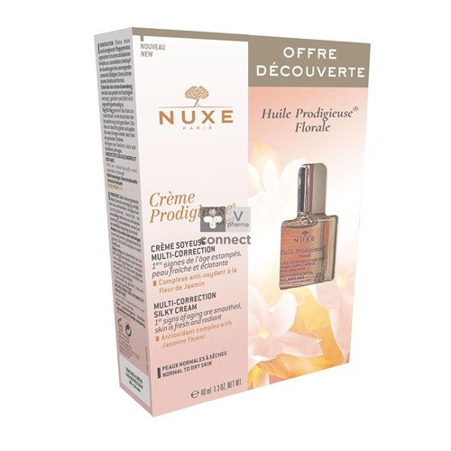 Nuxe Cr Prodigieux Boost Koffer Cr Ps40ml+olie10ml