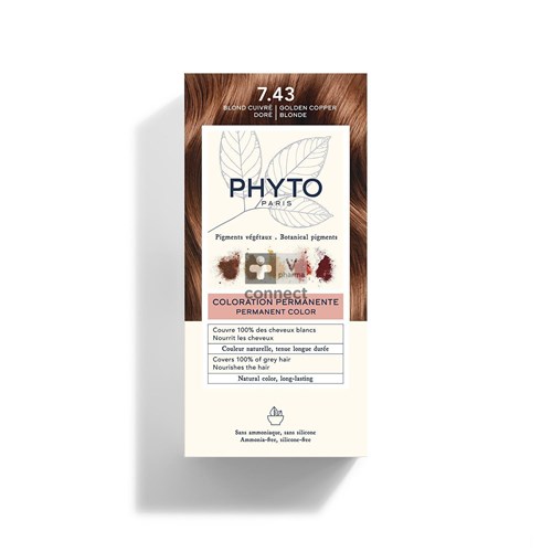 Phytocolor 7.43 Blond Fonce Cuivre Dore