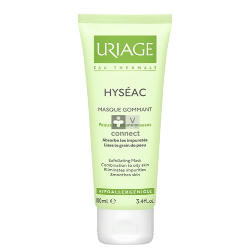 Uriage Hyseac Masque Gommant Doux Peaux Mixtes - Peaux Grasses 100 ml