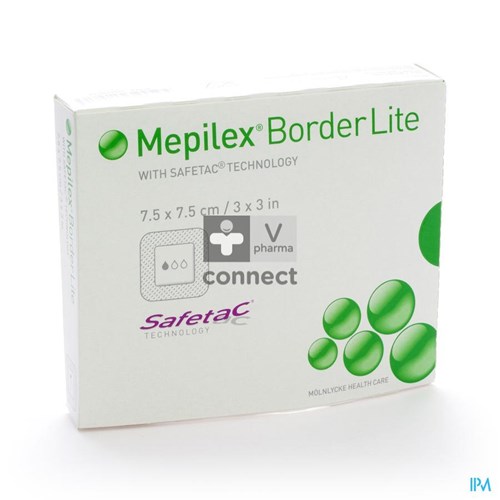 Mepilex Border Lite Pansement Stérile 7,5 cm x 7,5 cm  5 Pièces
