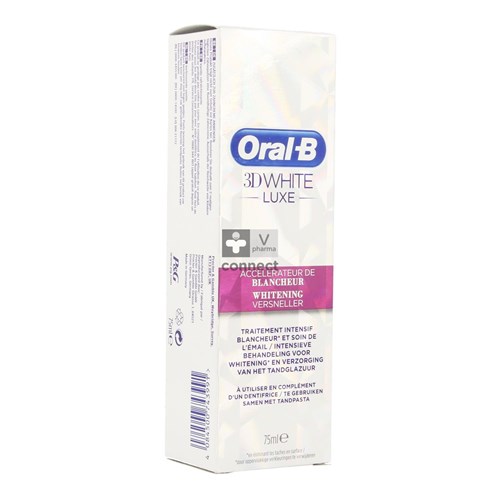 Oral B 3D White Luxe Withening Dentifrice 75 ml