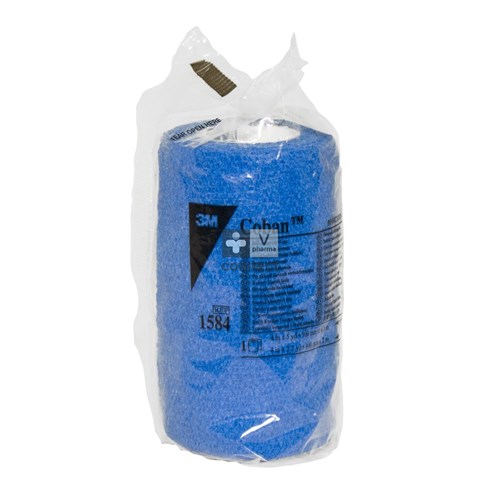 Coban Bleu 10 cm X 3.5 M/7m Etire1584b 1 Piece