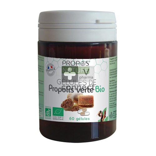 Propos Nature Biologische groene propolis 60 capsules