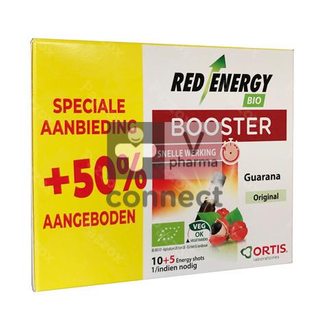 Ortis Red Energy Bio 10x15ml+5x15ml Gratis