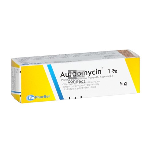 Aureomycine Ung Opht 1 X 5g 1%