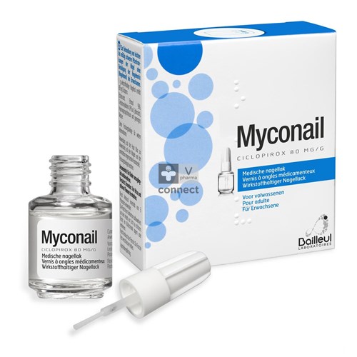 Myconail 80mg/g Medische Nagellak Fl 6,6ml