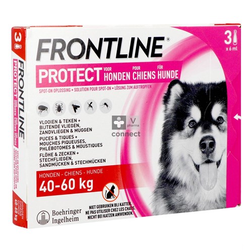 Frontline Protect Spot On Chien Xl 3 Pipettes