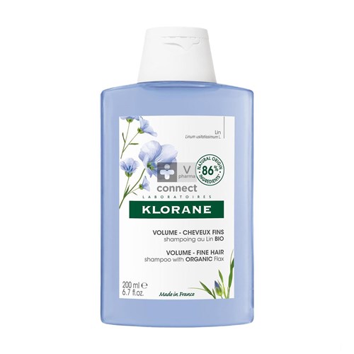 Klorane Shampoing Fibre De Lin Bio 200 ml