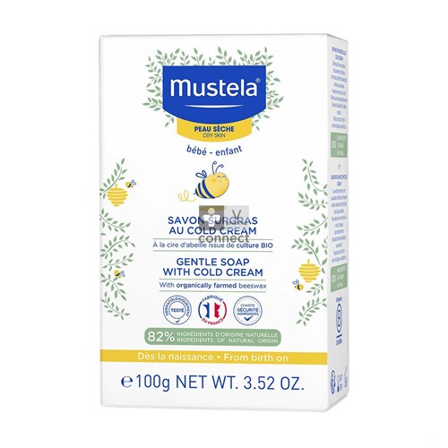 Mustela Bébé Savon Surgras Cold Cream 100 g