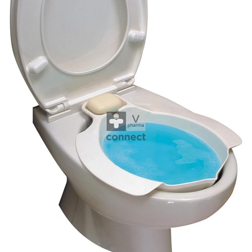 Bidet Blanc Adaptable Pour WC Bain de Siège