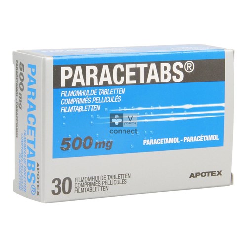 Paracetabs 500 mg 30 Comprimés
