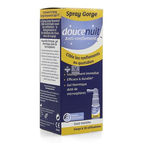 Douce Nuit Snoreeze Spray Gorge 22 ml