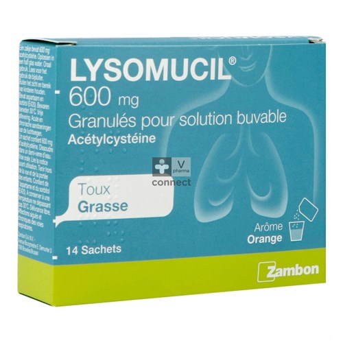 Lysomucil 600 mg 14 Sachets