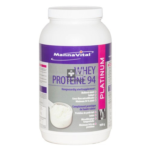 Mannavital Whey Proteine 94 Platinum 900 g